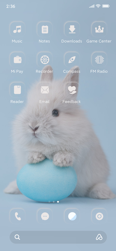 Cute rabbit screenshot