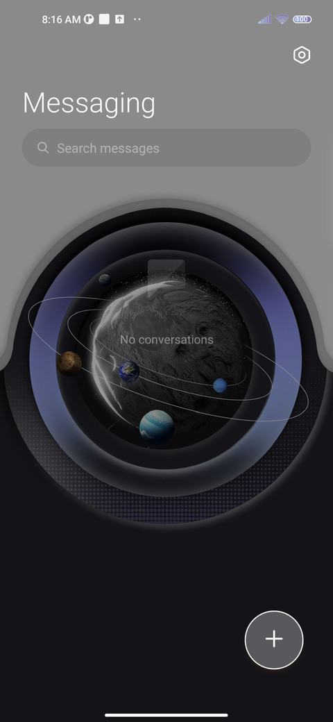 Two color planet screenshot