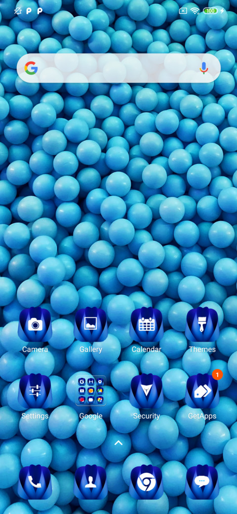 Turquoise on screenshot