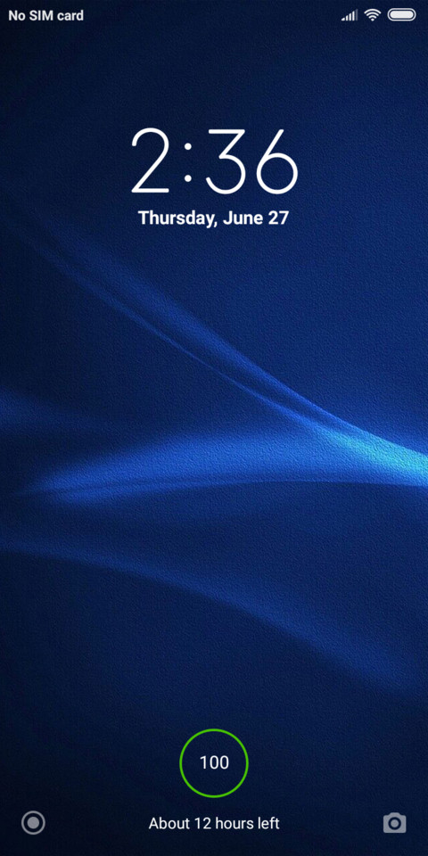Blue screenshot