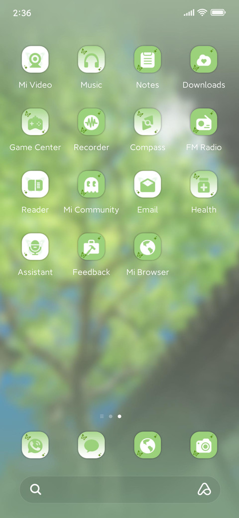 Sky trees screenshot