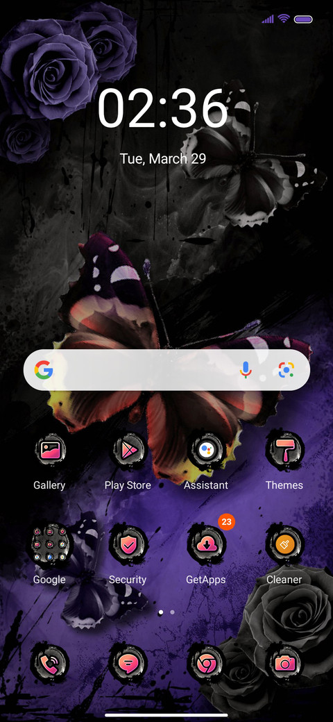 Vintage Butterfly screenshot