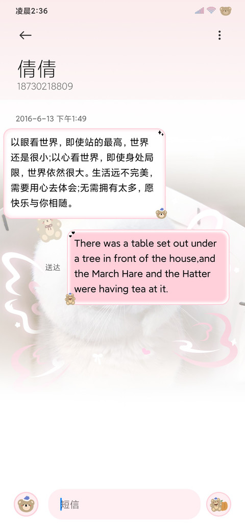 做你的猫署名自定义 screenshot