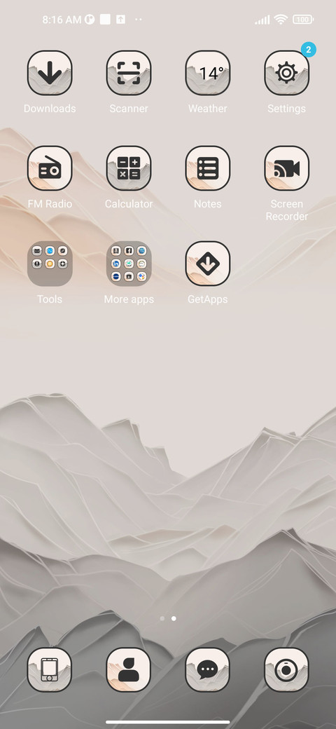 Landscape painting screenshot