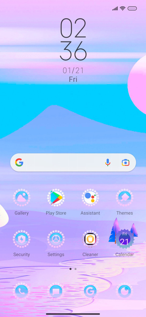 Pastel Mountain screenshot