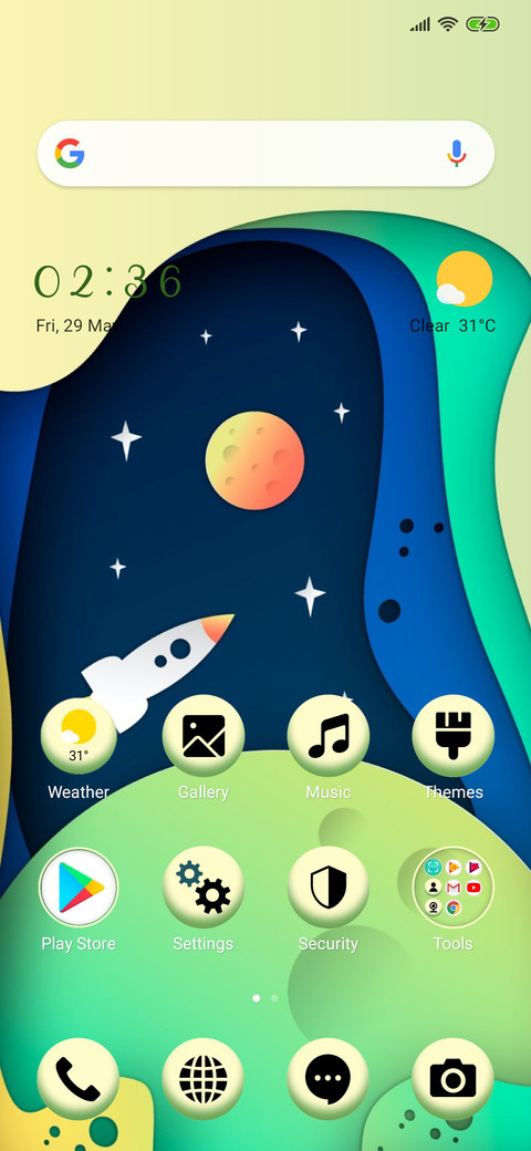 Paper cutout Space_3MDS screenshot