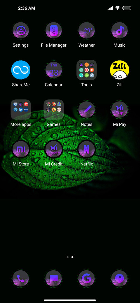 Rain Leaf screenshot