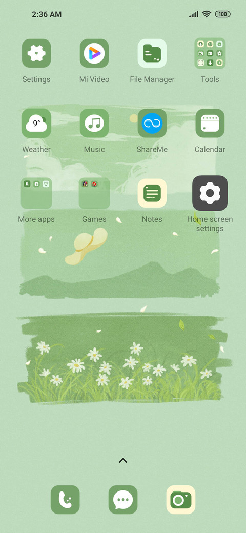 light green ins screenshot