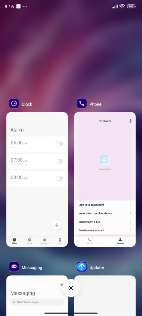 colorful galaxy screenshot