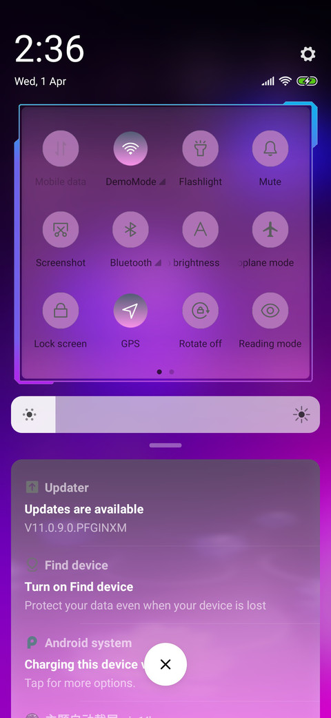 Purple Flowers V2 screenshot
