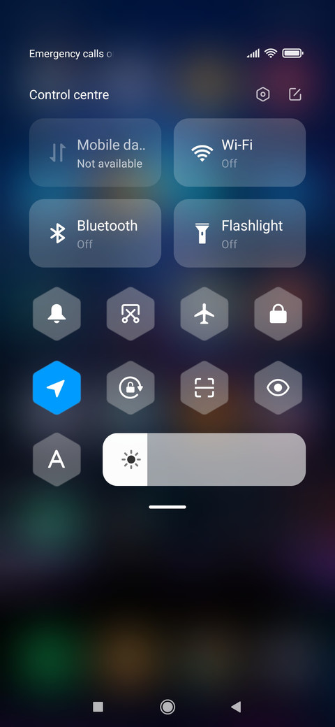 Hexagonal screenshot