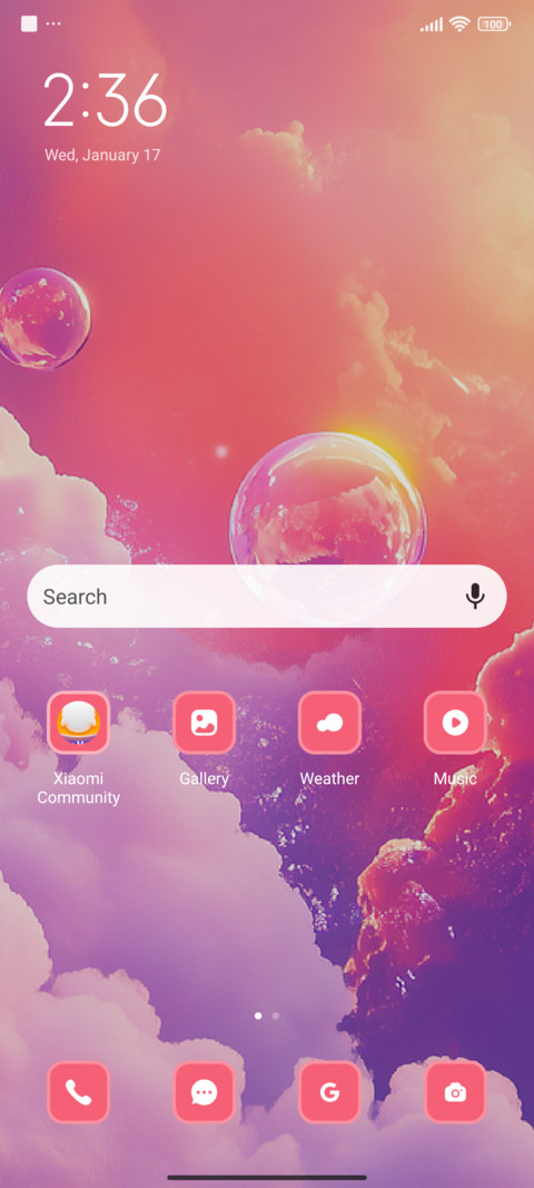 Cloudy screenshot