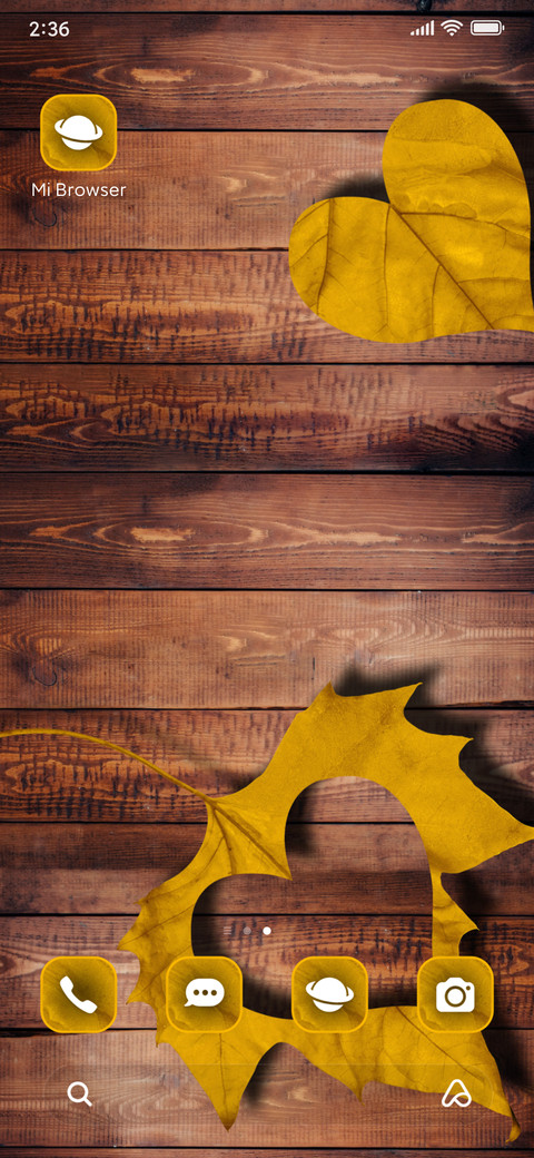 wooden leaf screenshot