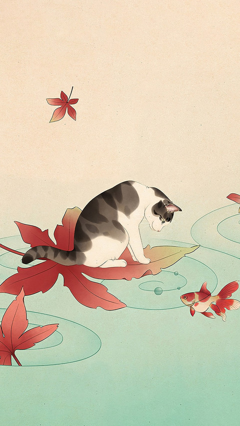 治愈系萌猫壁纸-锐景创意 screenshot