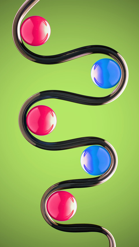 Curved dividing line screenshot