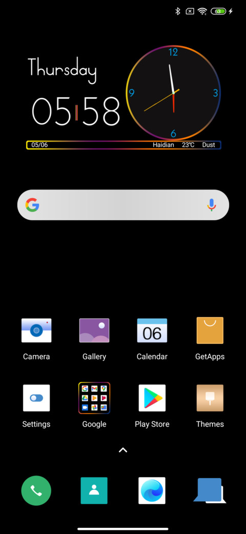 Decorative watch screenshot