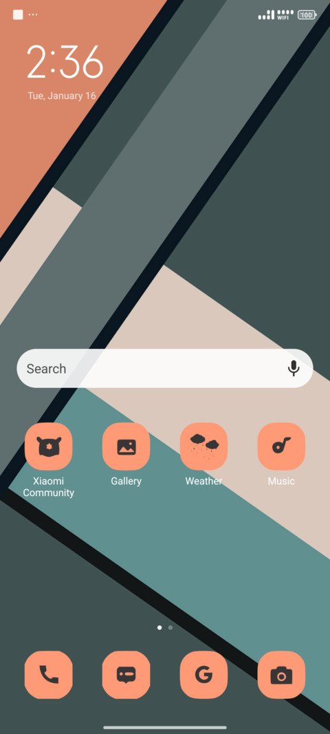 Geometric bg screenshot
