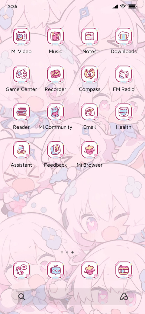Pink cool girl screenshot
