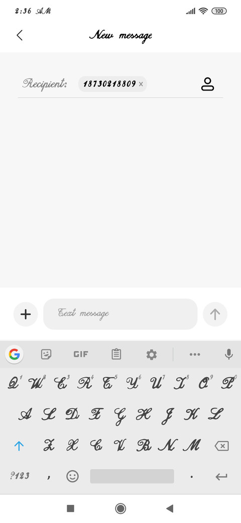 CalligraphyScript screenshot