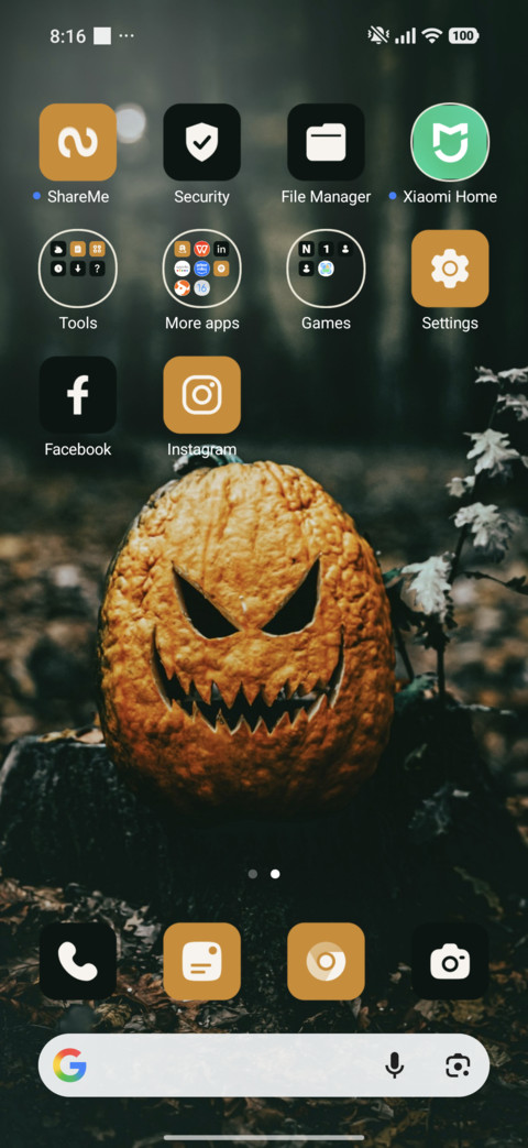 Pumpkin Glare screenshot