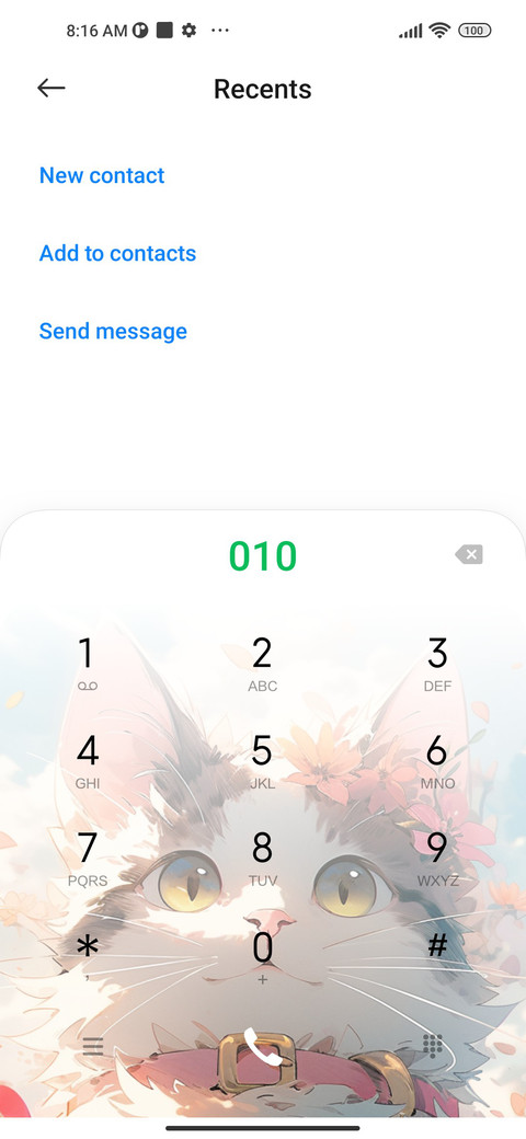 Cat in the Flower screenshot