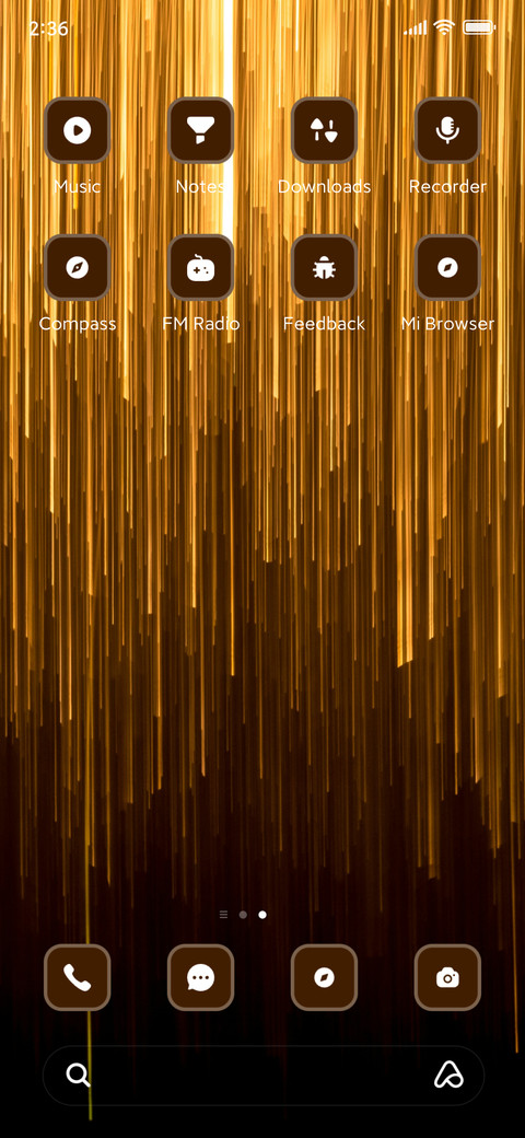 Yellow lines screenshot