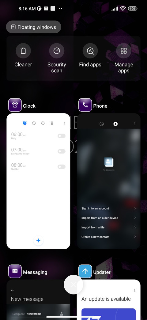 Fresh Start screenshot