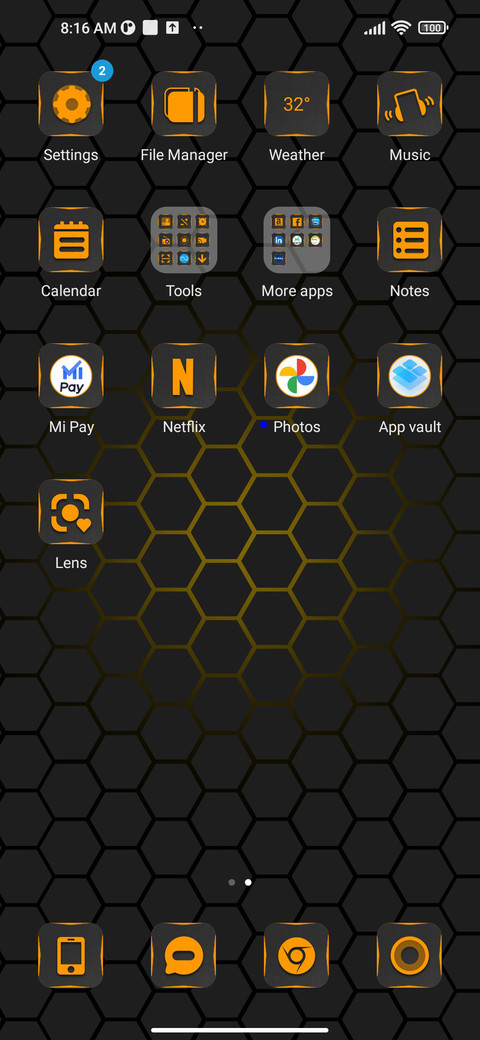 Orange metal screenshot
