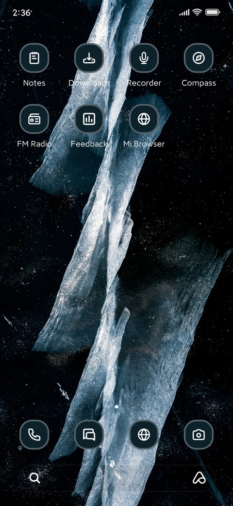 Crystal screenshot
