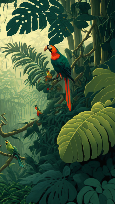 Creative abstract illustration screenshot