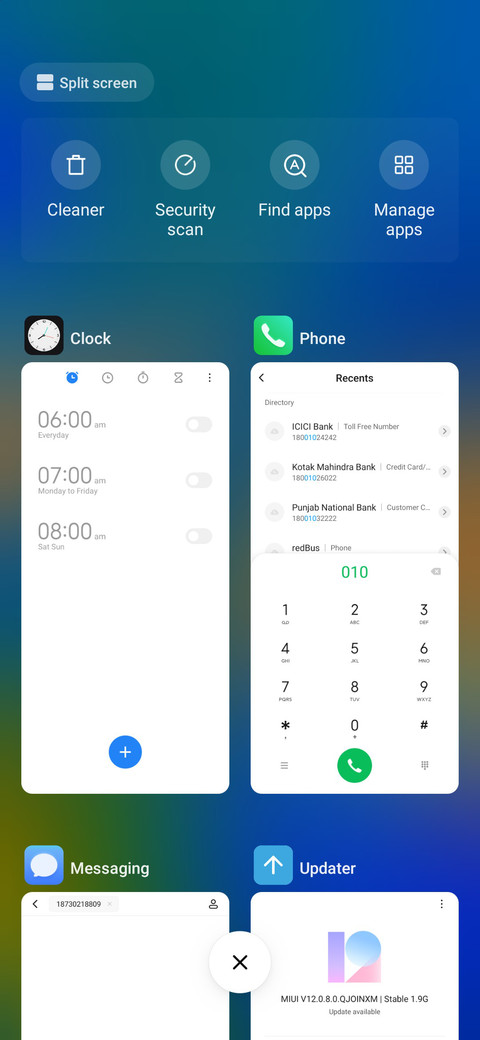 OS Still Blue screenshot
