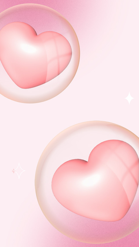 Bubble love heart beats screenshot