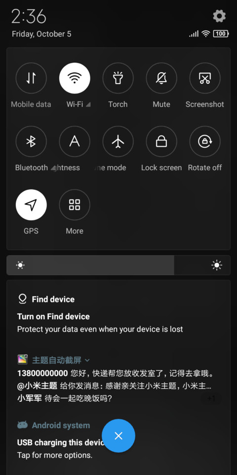 Dark V10 screenshot