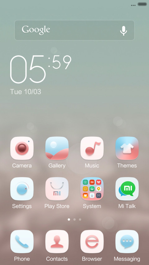 Teal screenshot