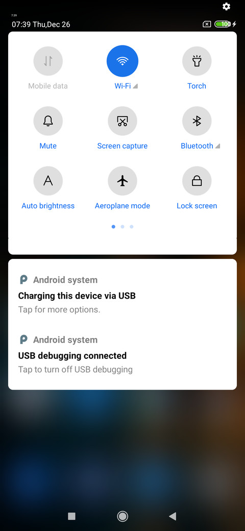 Xiomi Pie V10 screenshot