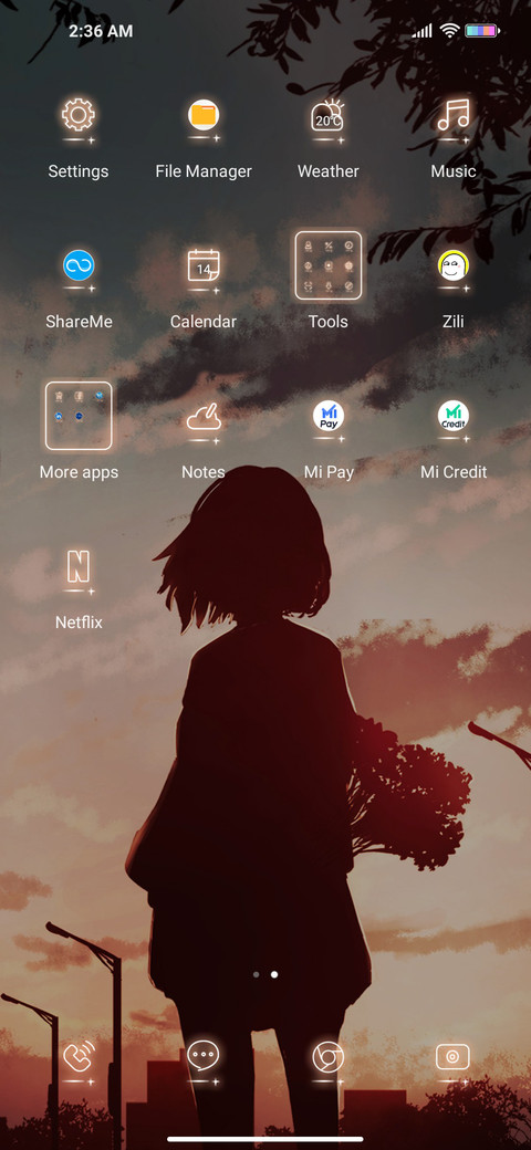 Lonely girl screenshot