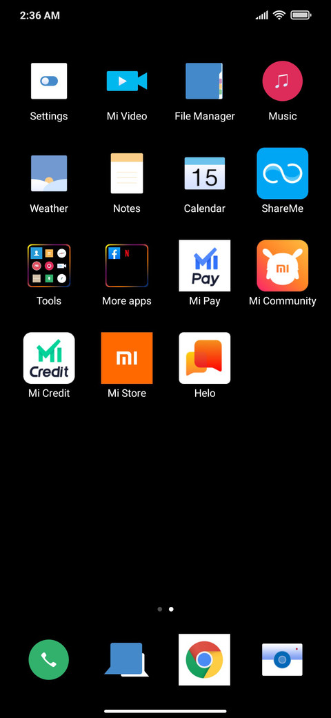 Dark UI screenshot