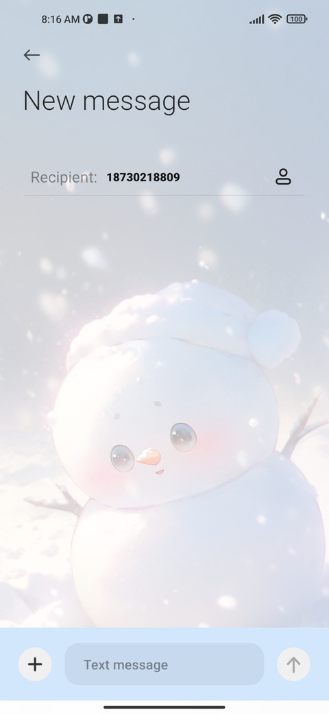 Cute Snowman screenshot