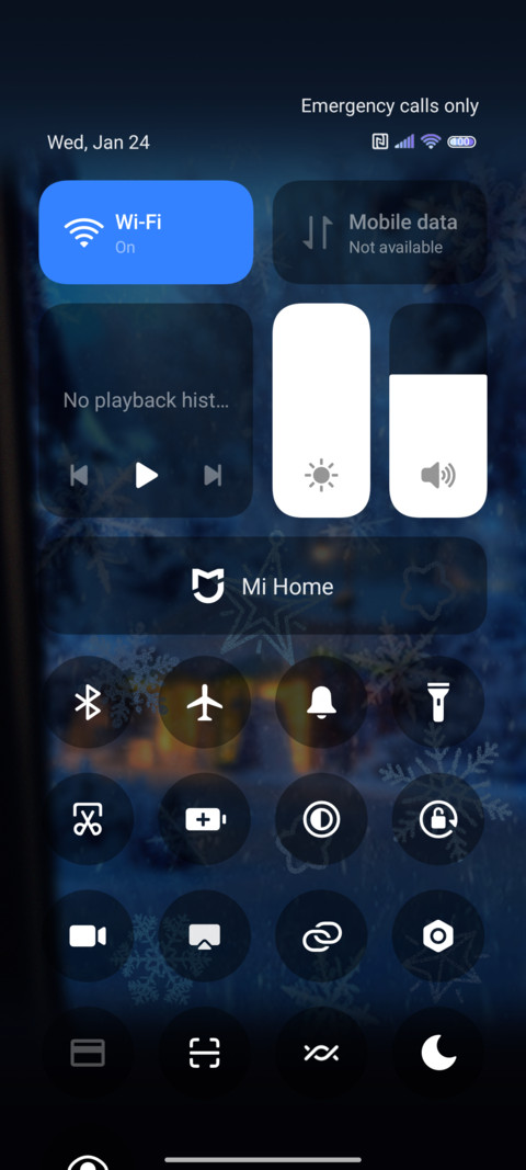 Winter Snowflakes screenshot
