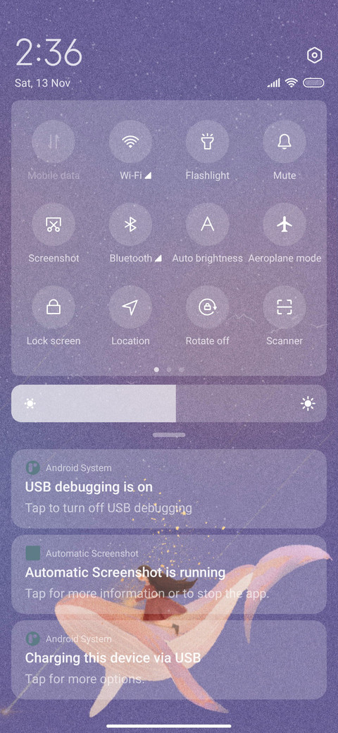 Falling stars screenshot