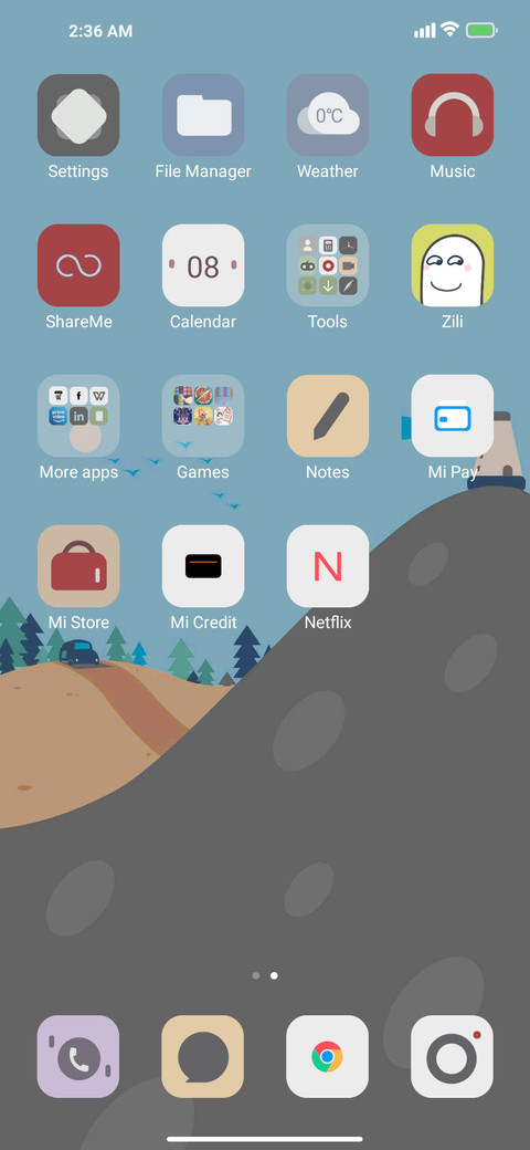 Morandi UI screenshot