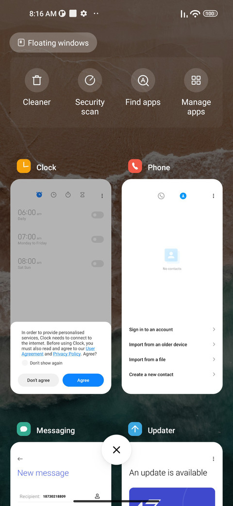 LiveWallpaper-sea screenshot