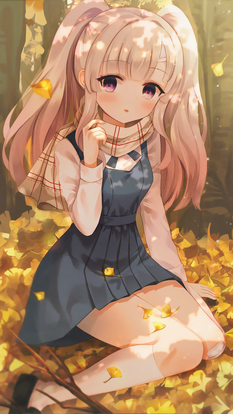 金黄的银杏叶 screenshot