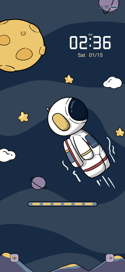 Dynamic astronaut screenshot
