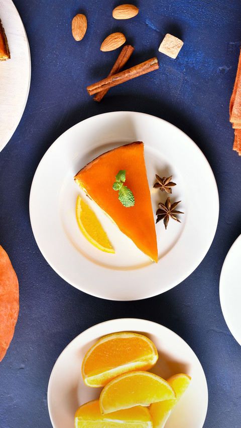 The delicious fruit and cheese cake screenshot