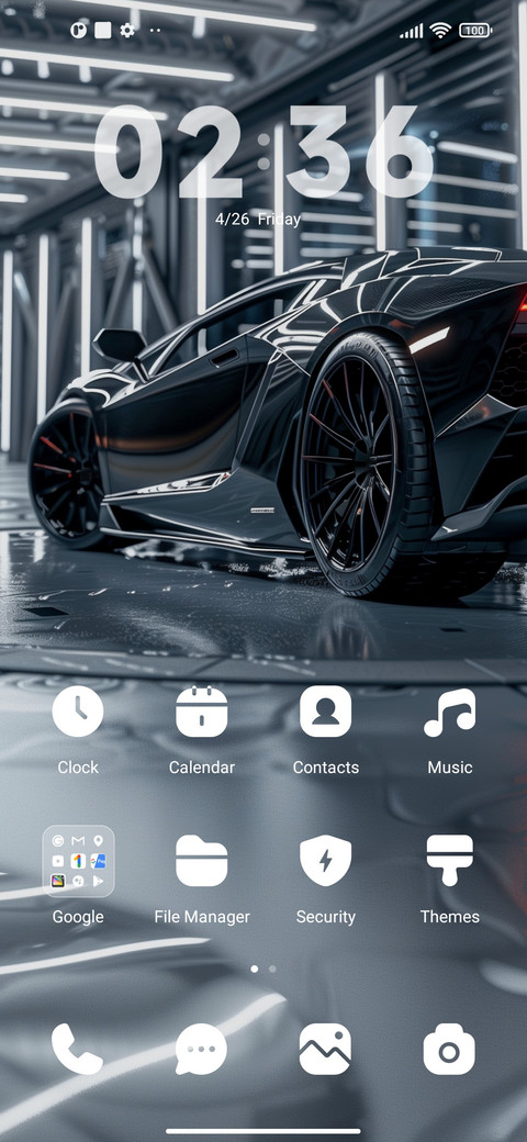 Midnight black screenshot
