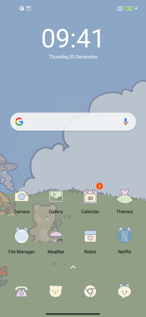 Field wallpaper screenshot