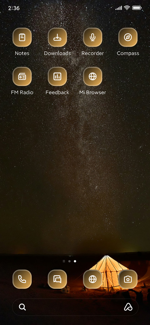 Tent screenshot