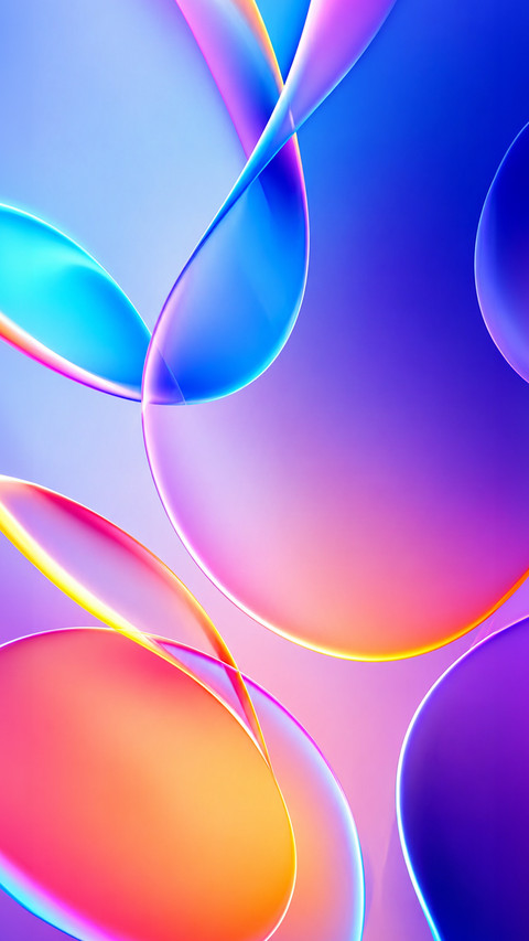 Translucent Colorful Gradient Shape screenshot