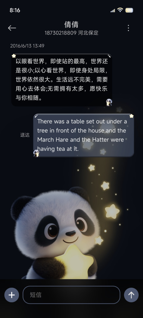 熊猫 治愈星光 screenshot